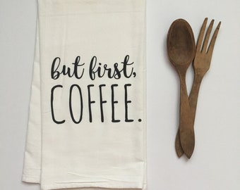 Funny Parenting Tea Towel Sassy Dish Towel 100/% Cotton Flour Sack Towel Iced Coffee Recipe Kitchen Towel