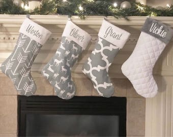family christmas stocking personalized christmas stocking farmhouse stockings gray stockings personalized stockings - Personalized Stockings Christmas family christmas stocking personalized christmas stocking farmhouse stockings gray stockings personalized stockings - Personalized Stockings Christmas