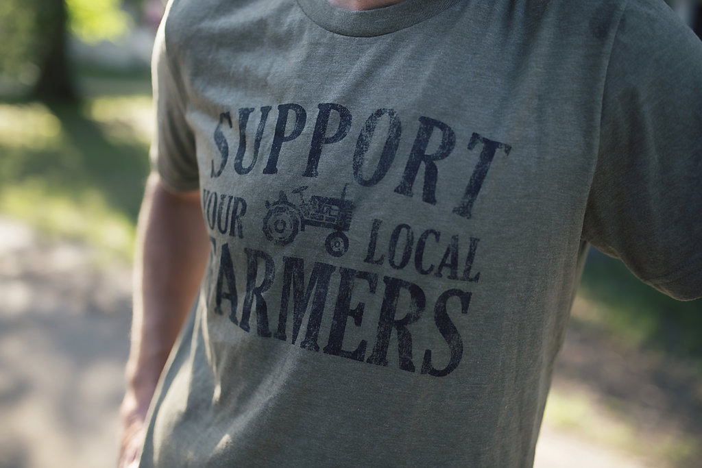 Farmer Shirt. Support Your Local Farmer. Farming Shirts. - Etsy