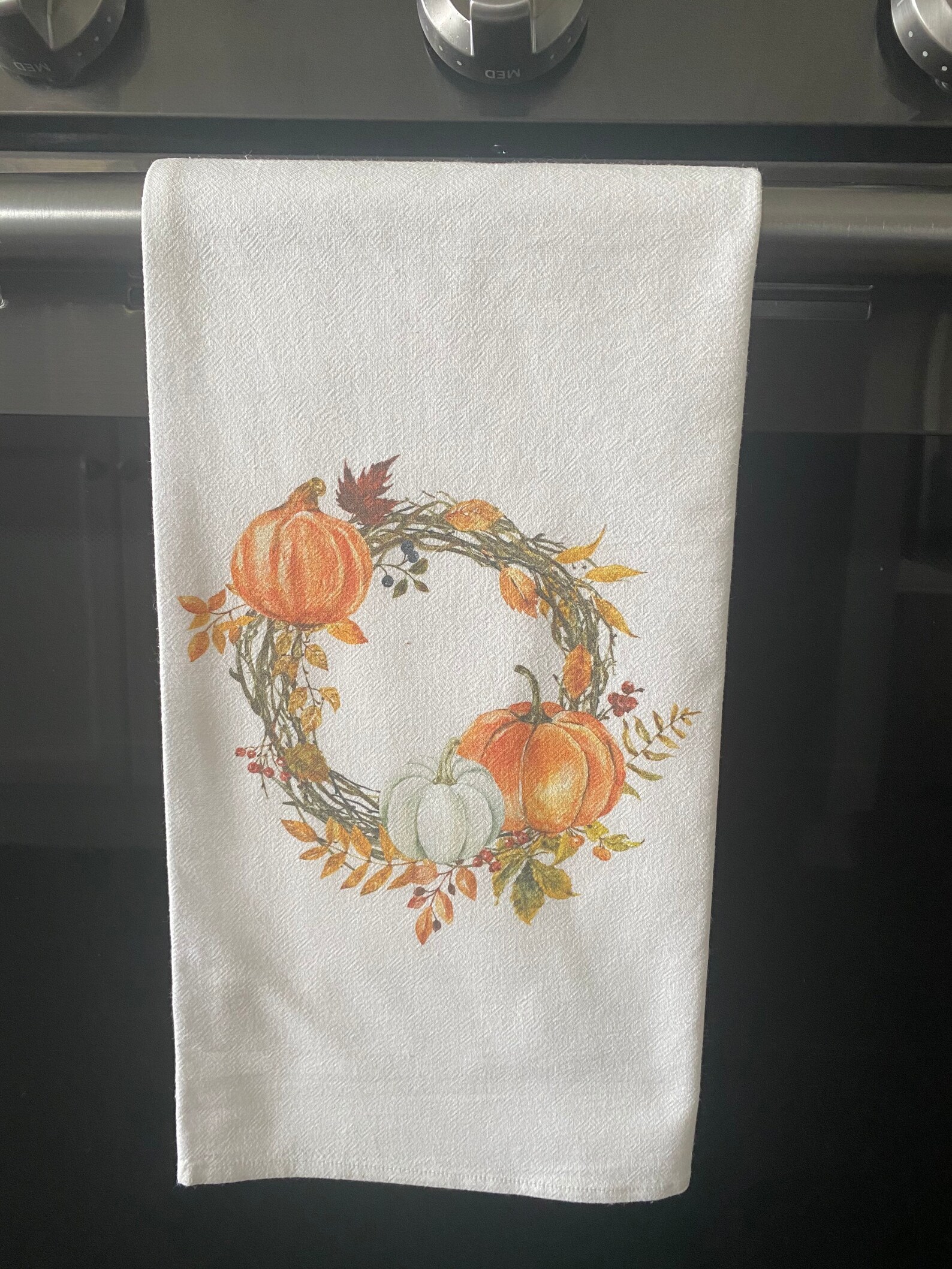 Fall Tea Towels. Fall Decor. Flour Sack Towels. Fall Dish Towel ...