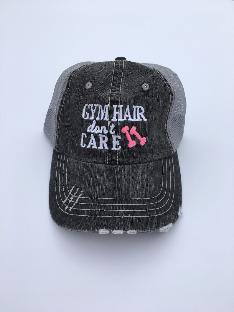 Hats Women. Gym Hair Don't Care. Gym Clothes. Gym Hat. Etsy