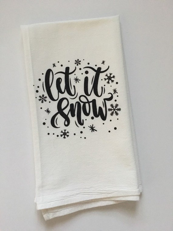 Flour sack kitchen towels