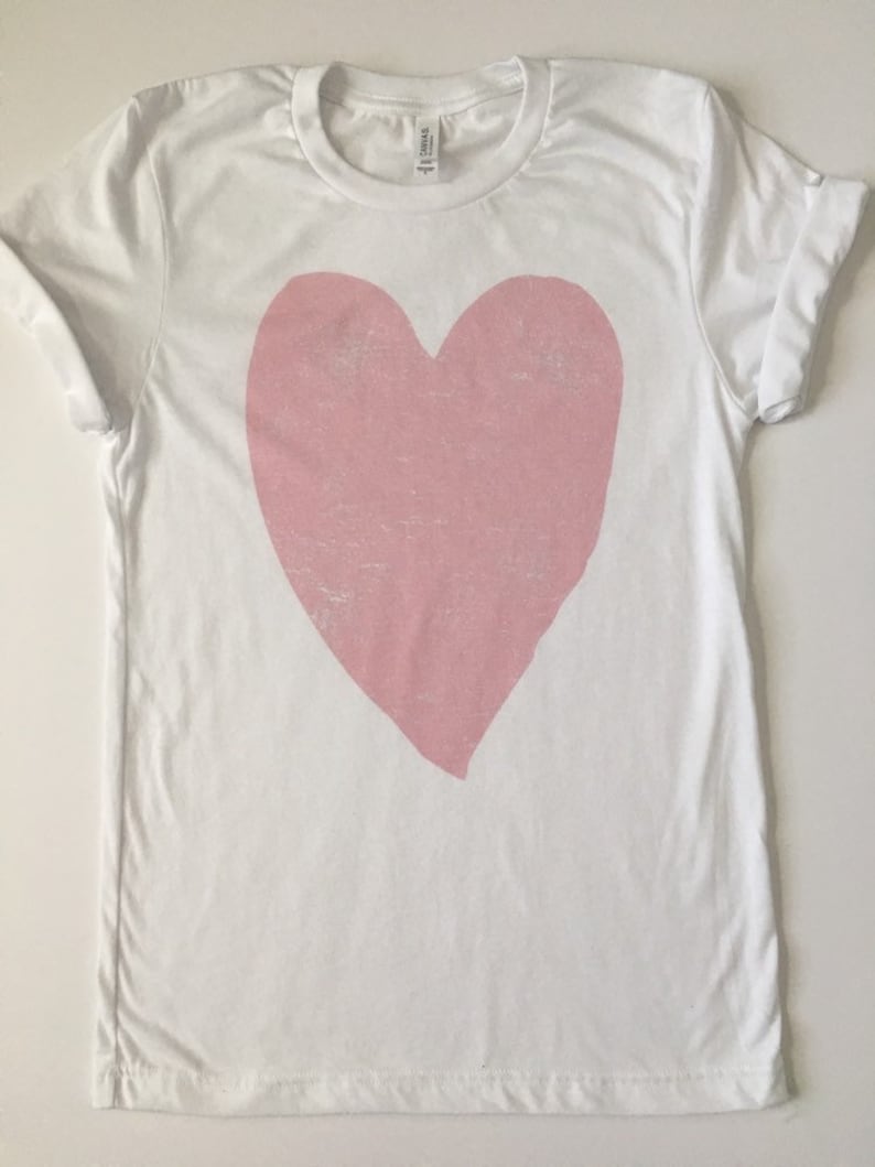 shirt with heart brand