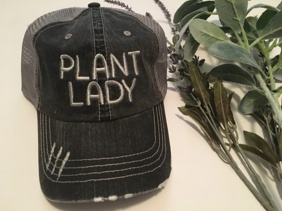 Plant Lady Hat. Gardening. Plants. Garden. Wildflower. Womens Hats