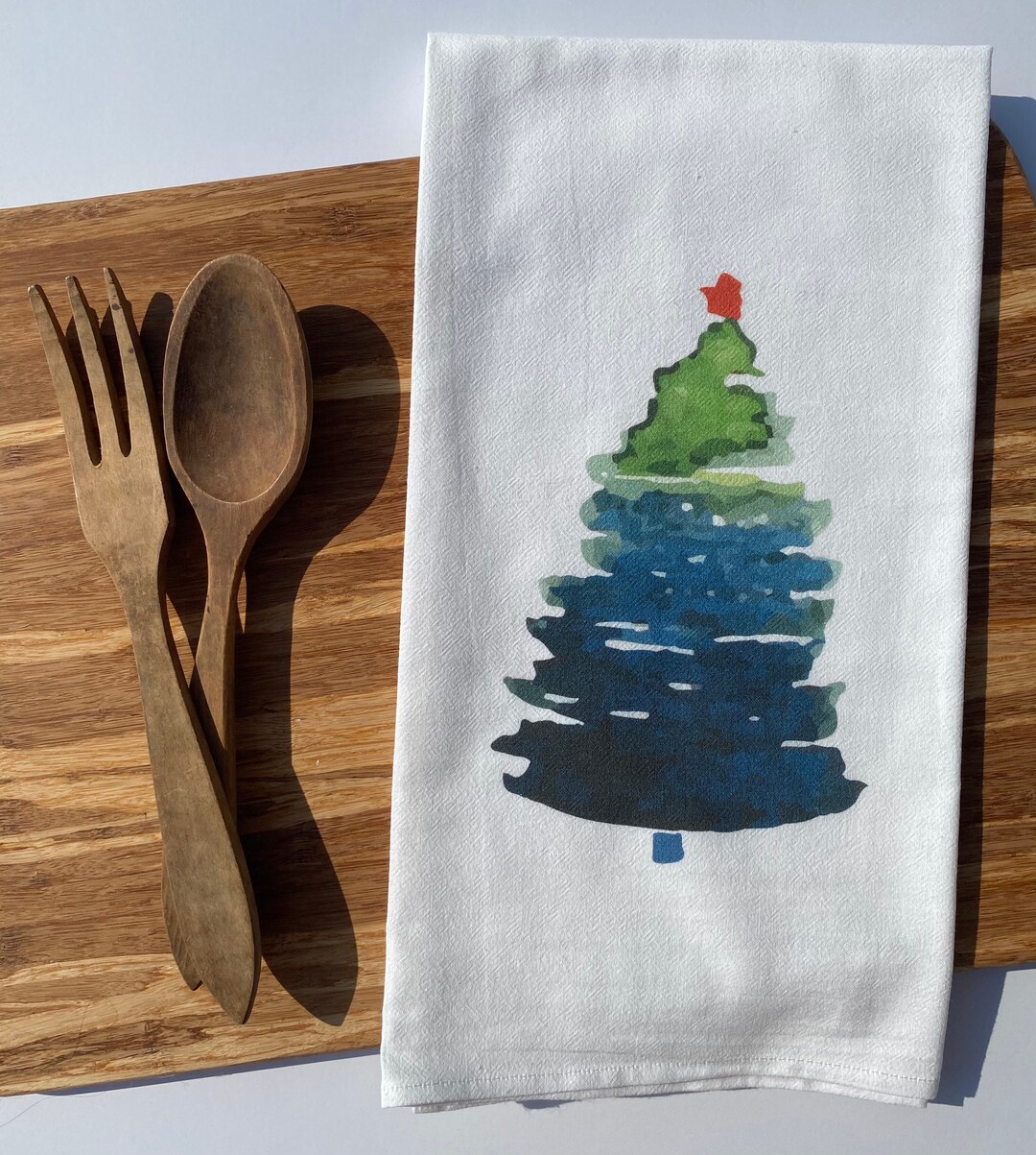 Christmas Tea Towel. Gift Ideas. Tea Towels. Flour Sack Tea Etsy