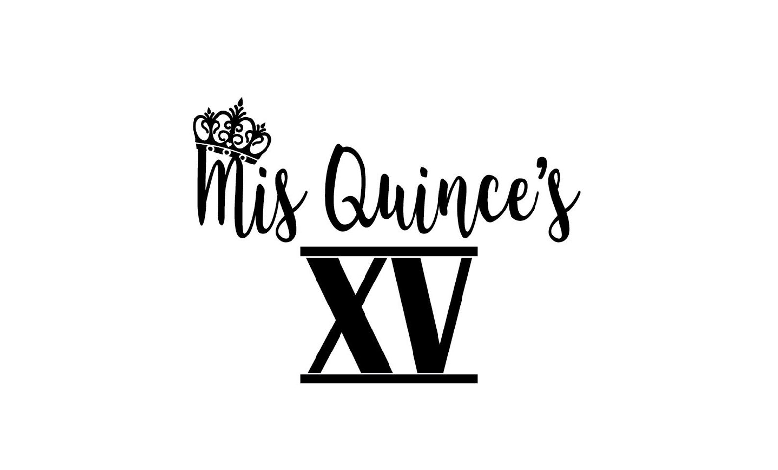 Mis Quince's XV SVG Download. Etsy