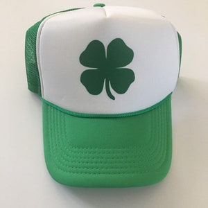 St Patricks Day Hat. Shamrock Hat. Shamrock. St. Patrick's Day. Unisex Hat. St Pattys Day Hat. Green Hat. Green Shamrock Hat. Unisex Hats. image 2