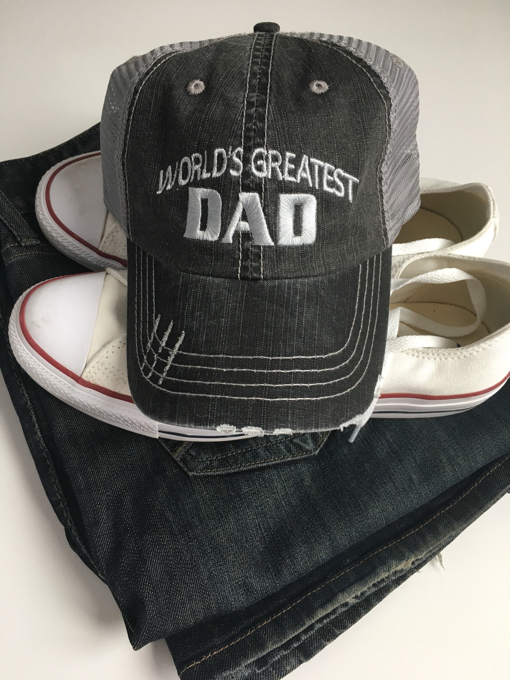 Fathers Day Hat. Dad Hat. Worlds 