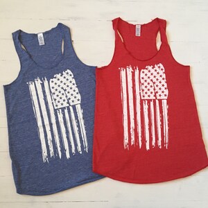 4th of July Shirt Women. USA Shirt. 4th of July. Patriotic Tank. USA Tank. July 4th Tank. Flag Tank Top. Stars and Stripes. July 4th Tee. image 5