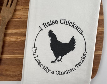 Tea Towels. Kitchen Towels. Dish Towels. Flour Sack Towels. Chicken Whisperer. Chicken Lady. Chicken Gifts. Chicken Farm.