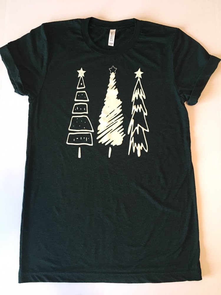 Womens green christmas shirt Clearance