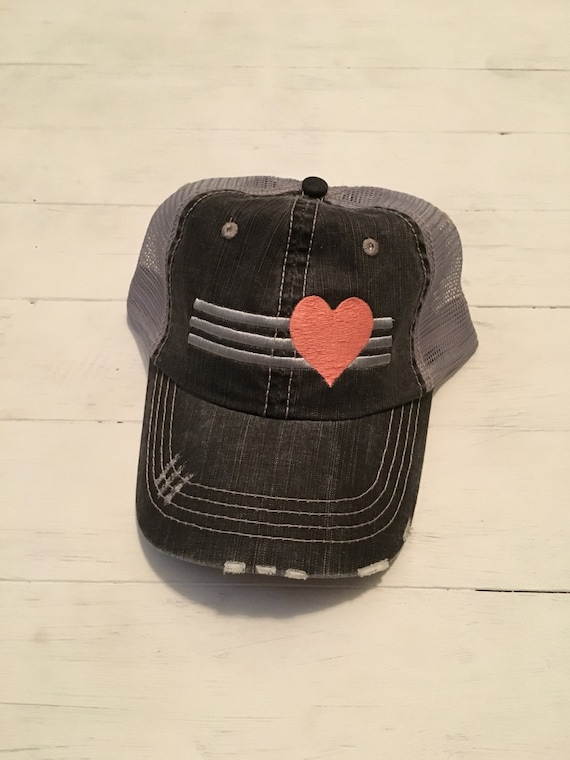 BEACH TRUCKER HATS FOR WOMEN- SNAPBACK BASEBALL CAP FOR SUMMER (HEART WITH Cowgirl Heart Trucker Cap, Vibrant Beach Vibe Hat, Summer  main image 4