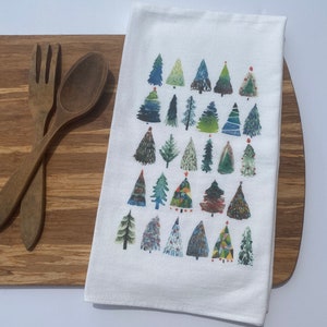 Christmas Tea Towel. Gift Ideas. Tea Towels. Flour Sack Tea Towels. Dish Towel. Farmhouse Decor. Christmas Gift for her. Christmas Decor.