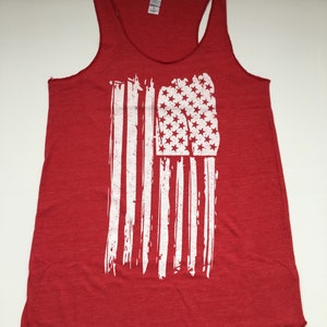 4th of July Shirt Women. USA Shirt. 4th of July. Patriotic Tank. USA Tank. July 4th Tank. Flag Tank Top. Stars and Stripes. July 4th Tee. image 4