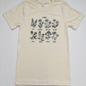 Flower Shirt. Plant Shirt. Wildflower Shirt. Plant Lady Shirt. Gardening Shirt. Garden Tshirt. Crazy Plant Lady. Adopt a Plant. Womens Tees image 7