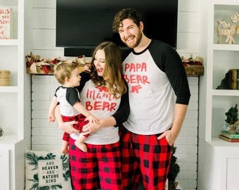 Family Matching Shirts, Family Christmas Shirts, Mama Bear, Papa Bear, Baby Bear, Brother Bear, Sister Bear Shirts, Family Shirts. SHIRTS