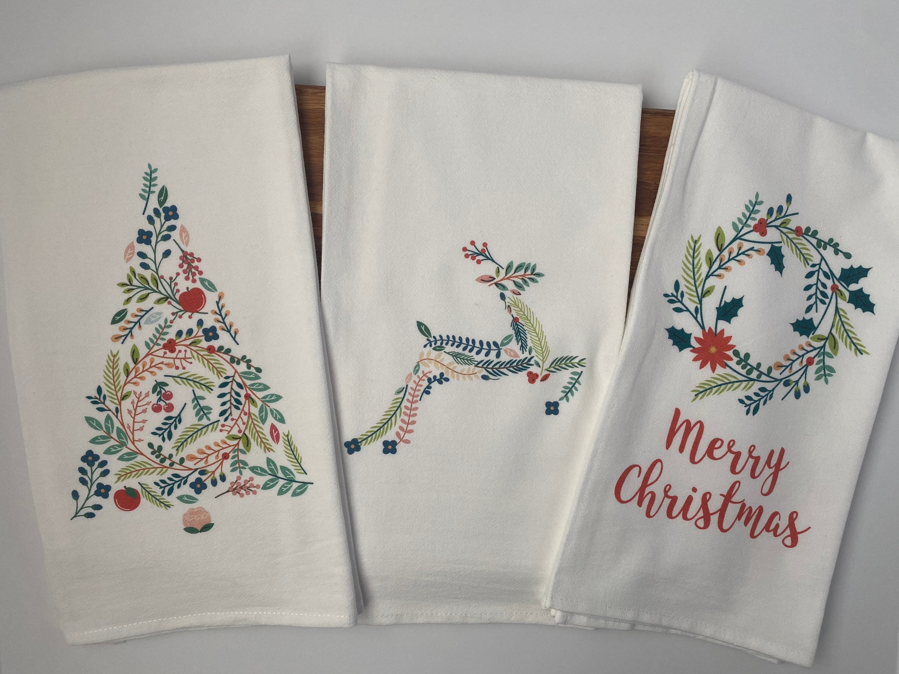 Flour Sack Christmas Designs Towel, Dish Towel, Funny Kitchen Towel, Hand  Towel, Drying Towel – Anthem Graphix