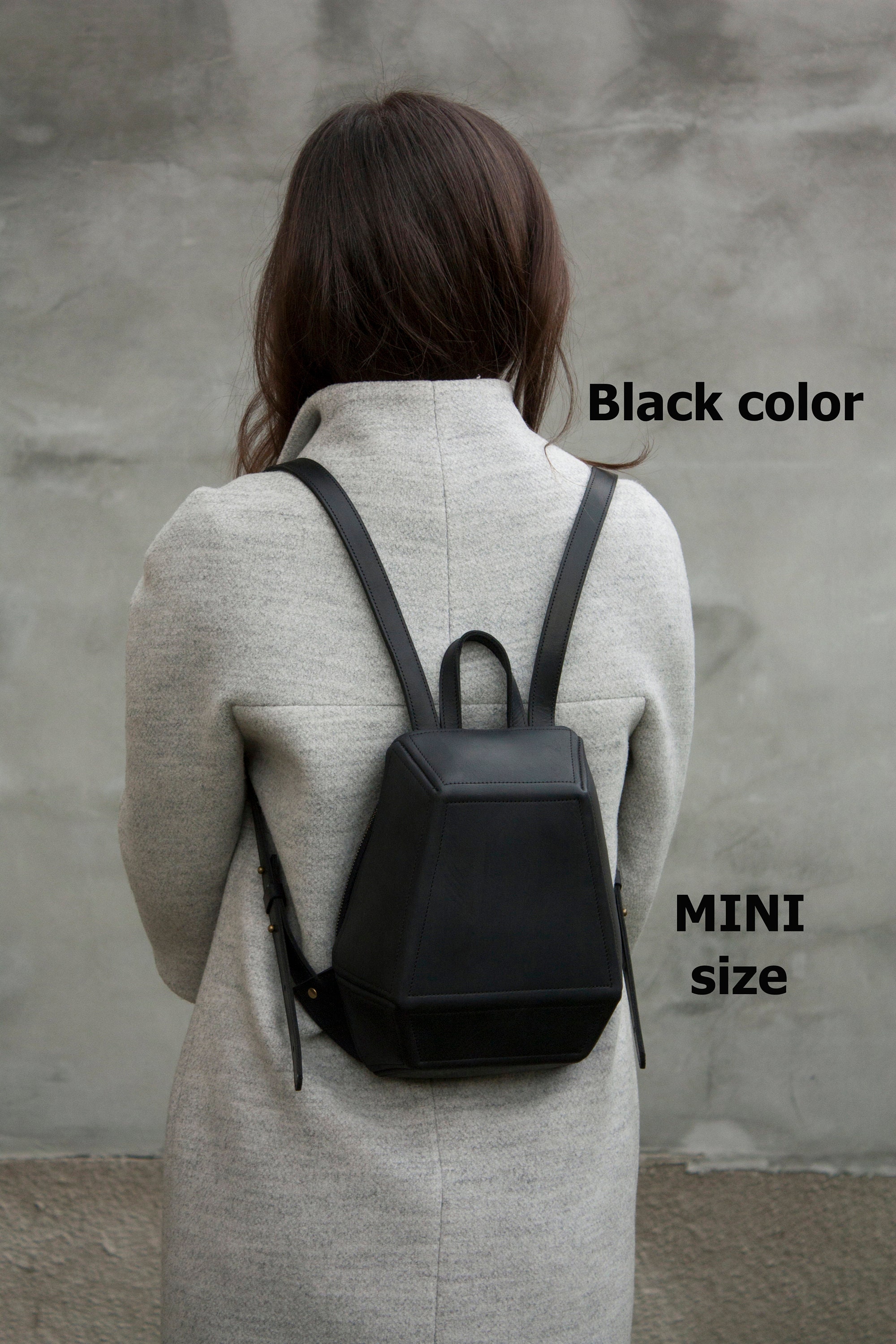 bp faux leather mini backpack Theodore Small and yet perfectly formed Women's Soft Faux-Leather Mini Backpack,