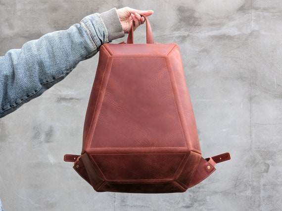Large Ladies Genuine Leather Rucksack Backpack Purse With Laptop Sleev –  igemstonejewelry