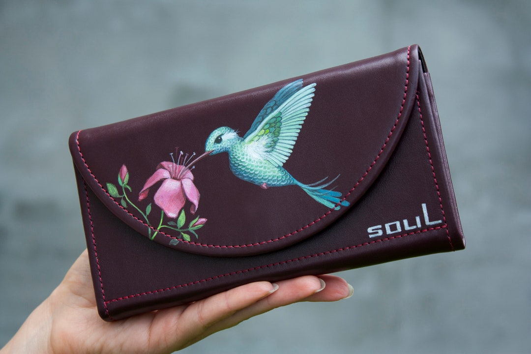 【FREQUENT FLYER】(U)Wallet 黒花柄赤 Red/Green jacquard Wallet with Black Faux Leather Bow