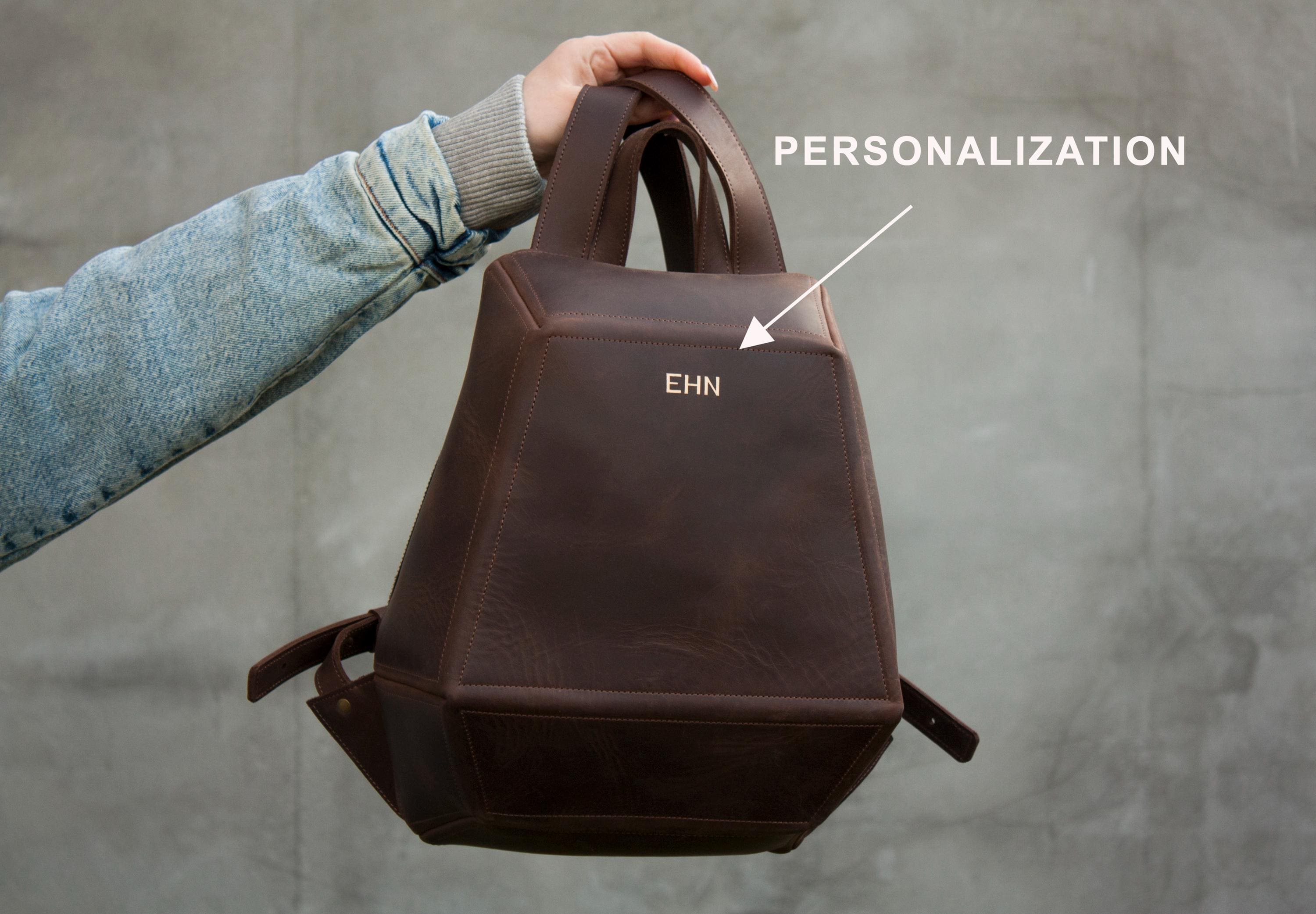 3072 Mini Backpack Purse PU Leather Anti-theft Backpack Fashion Casual Mini Anti Theft Backpack Women Leather Geometry Shape  main image 4
