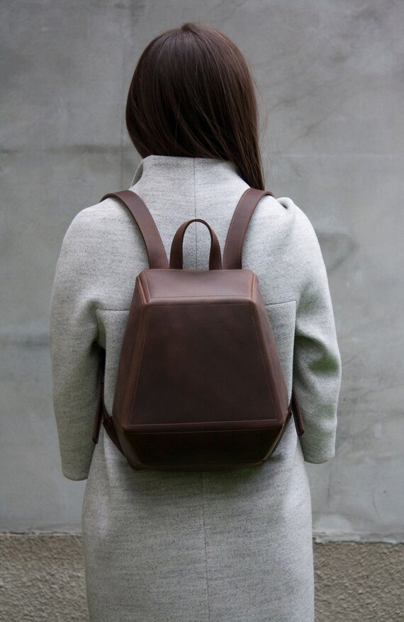 black canvas and leather backpack The Classic Backpack - Black Canvas