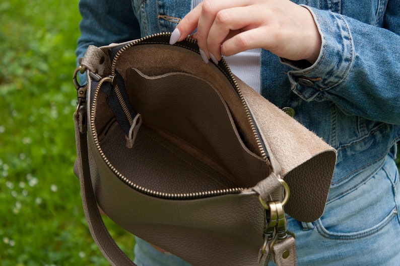 Cappuccino Leather Handbag