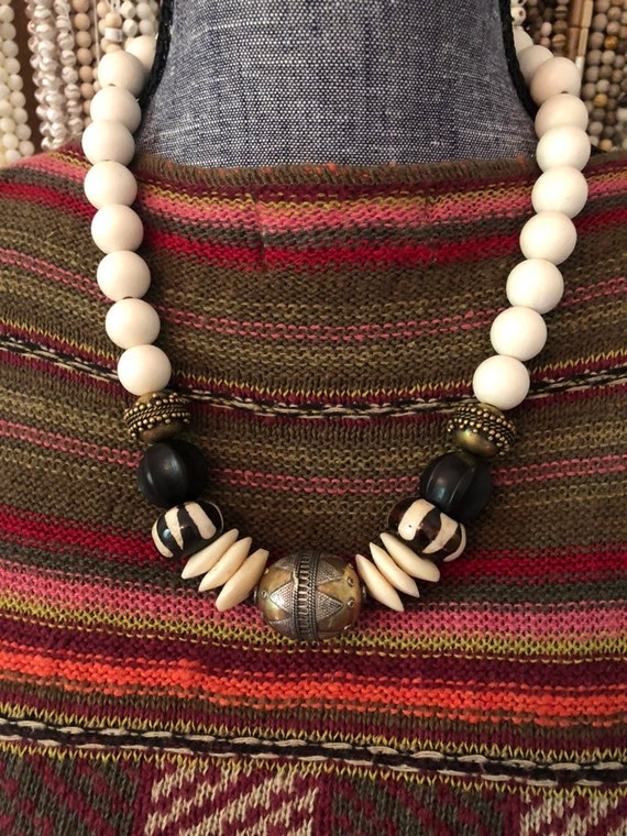 Tribal Modern Bone Wood Morrocan Metal 