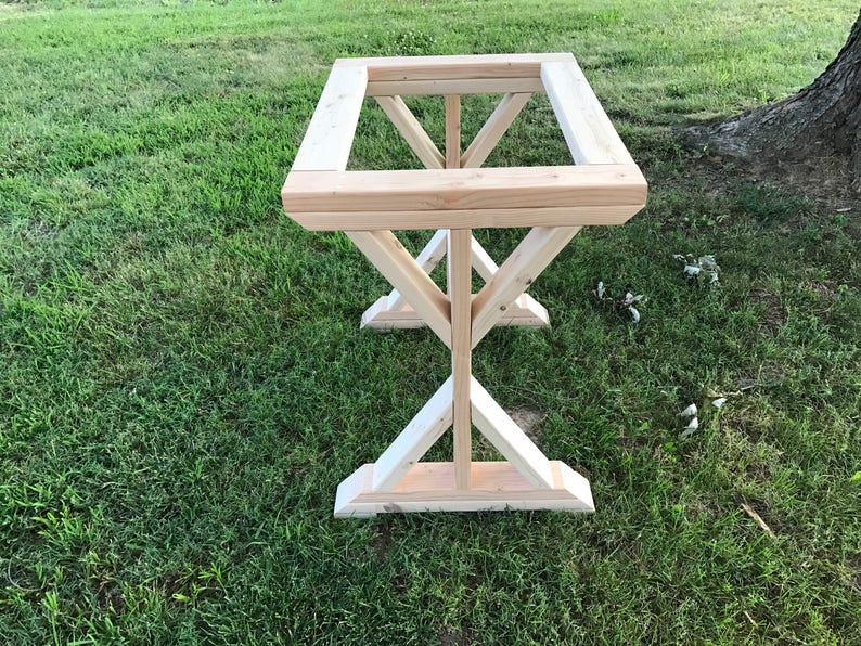 Table base wood table base custom built Etsy