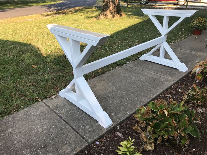 Table base wood table base custom built Etsy