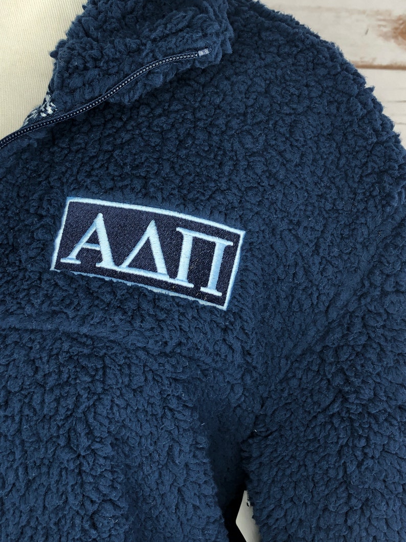 Sorority Sherpa 14 zipSweatshirt ADPi