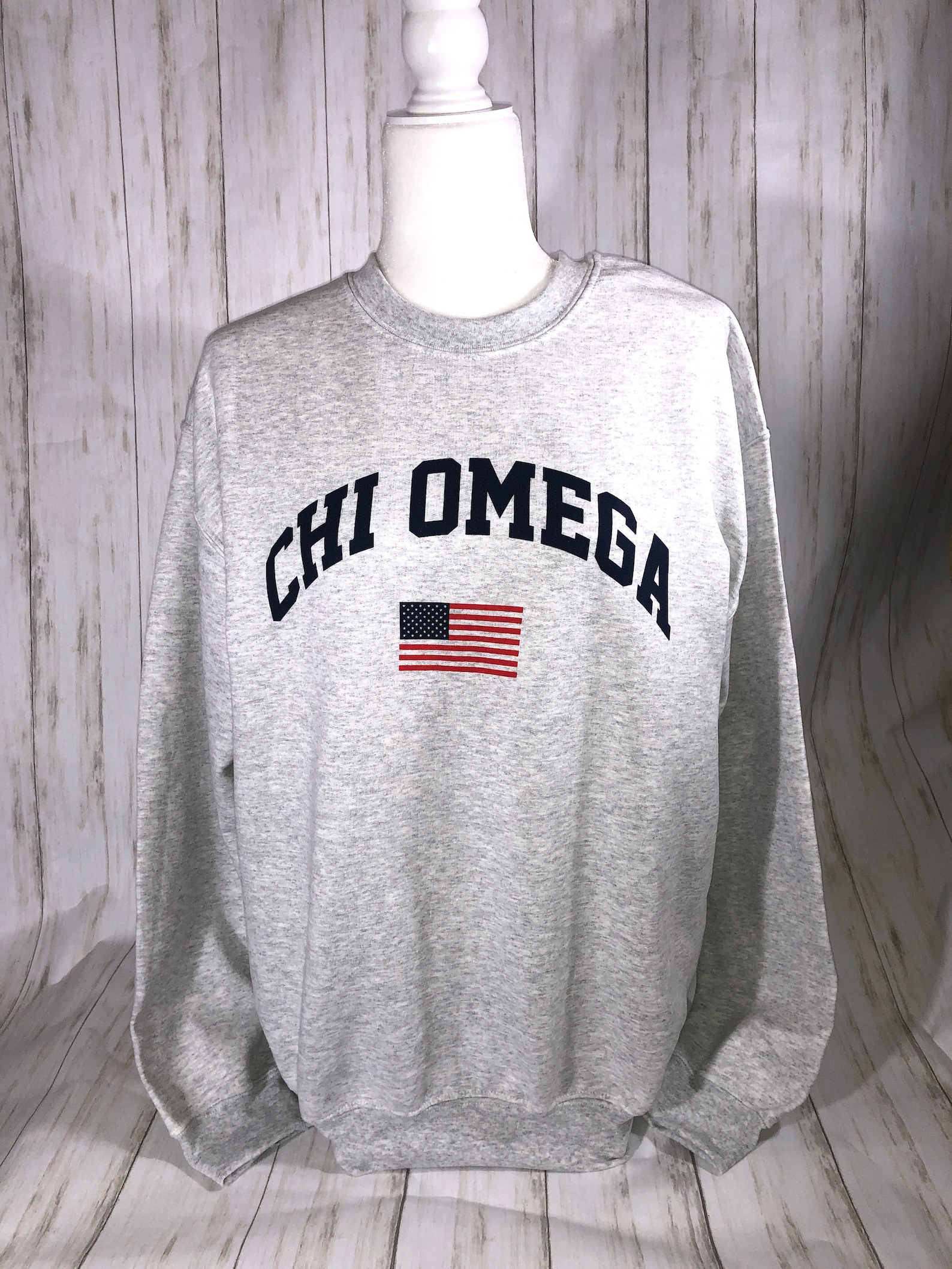 Sorority Sweatshirt - Chi Gamma Xi Chi K.H Pearls Women Off Shoulder main image 0