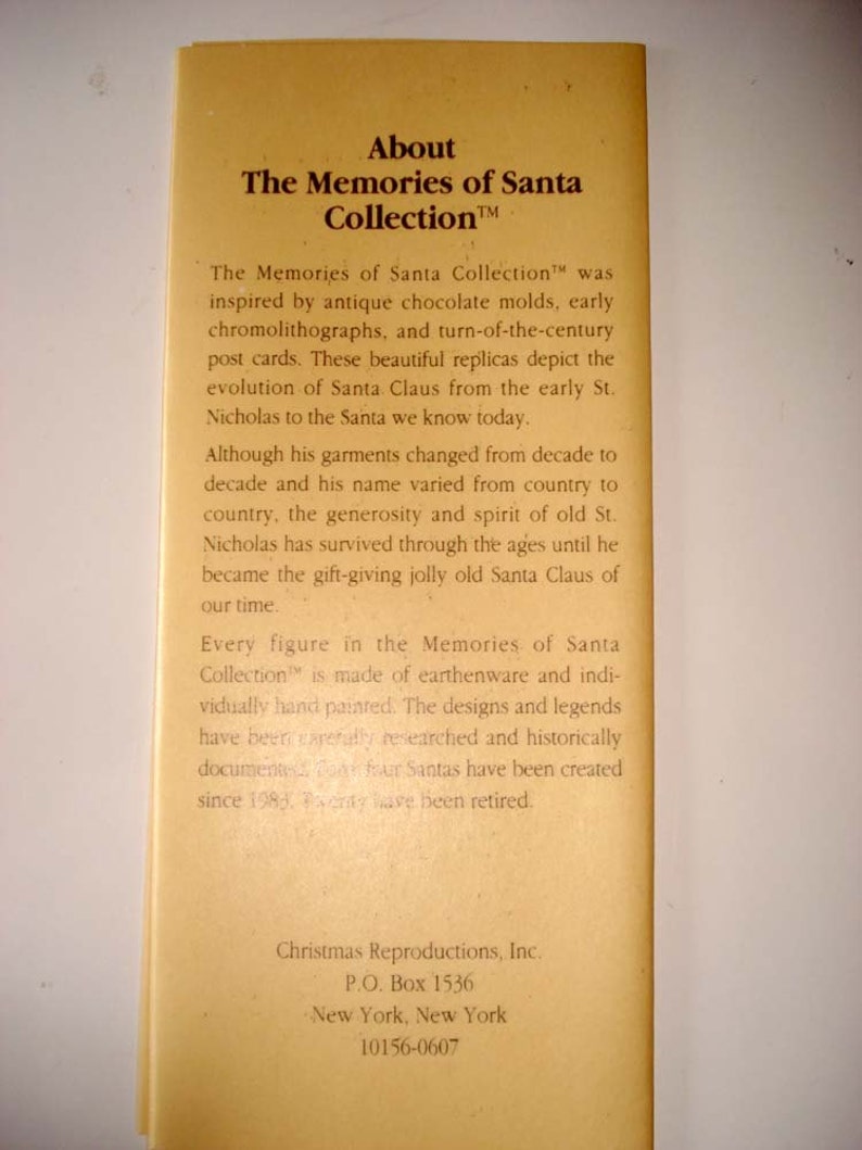 Memories of Santa Collection Circa 1910 African-American Santa New In Box Collectible Ornament Figurine image 4