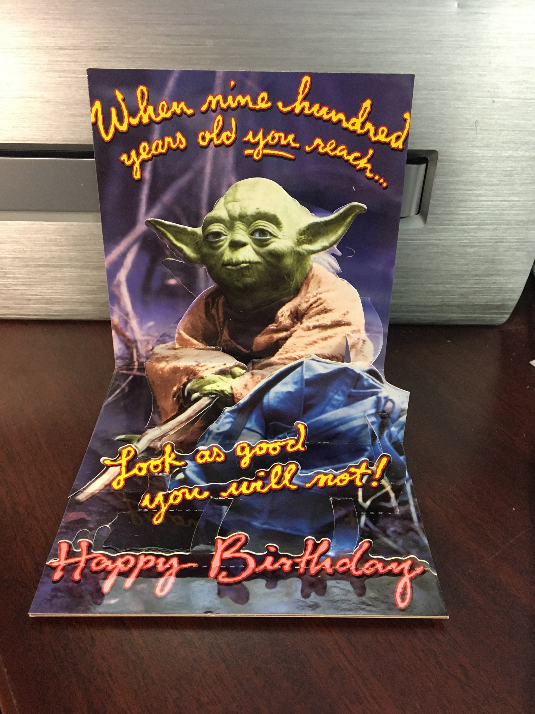 Pop Shots Star Wars Yoda Happy Birthday Card Pop Up - Etsy Hong Kong