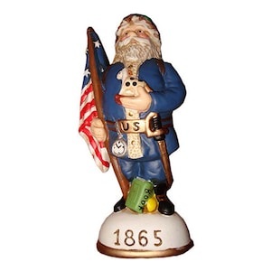 Memories of Santa Collection 1865 Santa Of The North (The Civil War) New In Box Collectable ornament