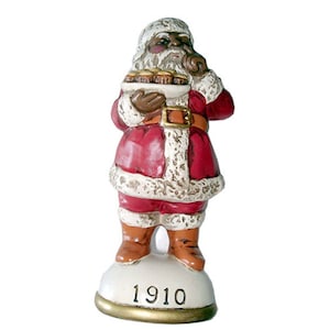 Memories of Santa Collection Circa 1910 African-American Santa New In Box Collectible Ornament Figurine image 1