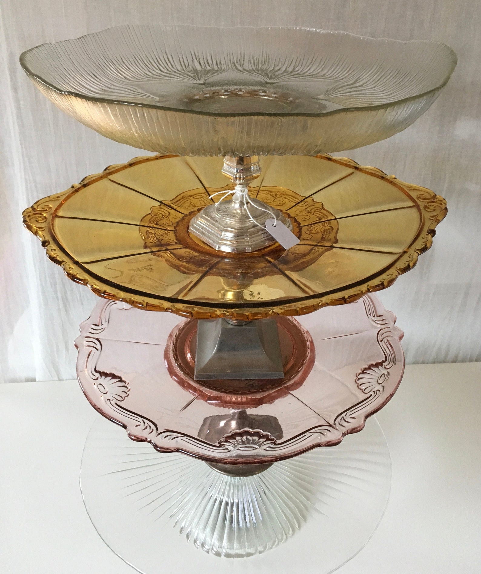 Processed Glass Bowls cake, Fruit or Appetizers in Various Colors and