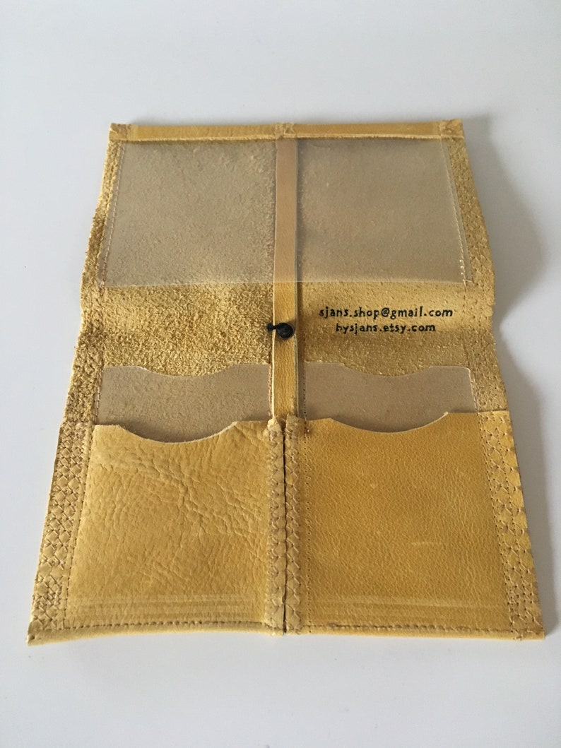 Residual leather car paper Pouch