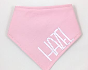 Personalised Small Girls Bib With Lace KBIT01SP main image 0