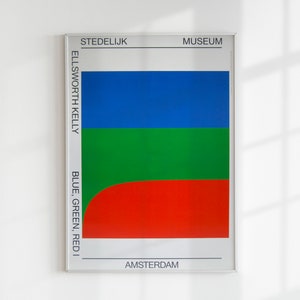 Ellsworth Kelly. &quot;Blue, Green, Red I &quot;