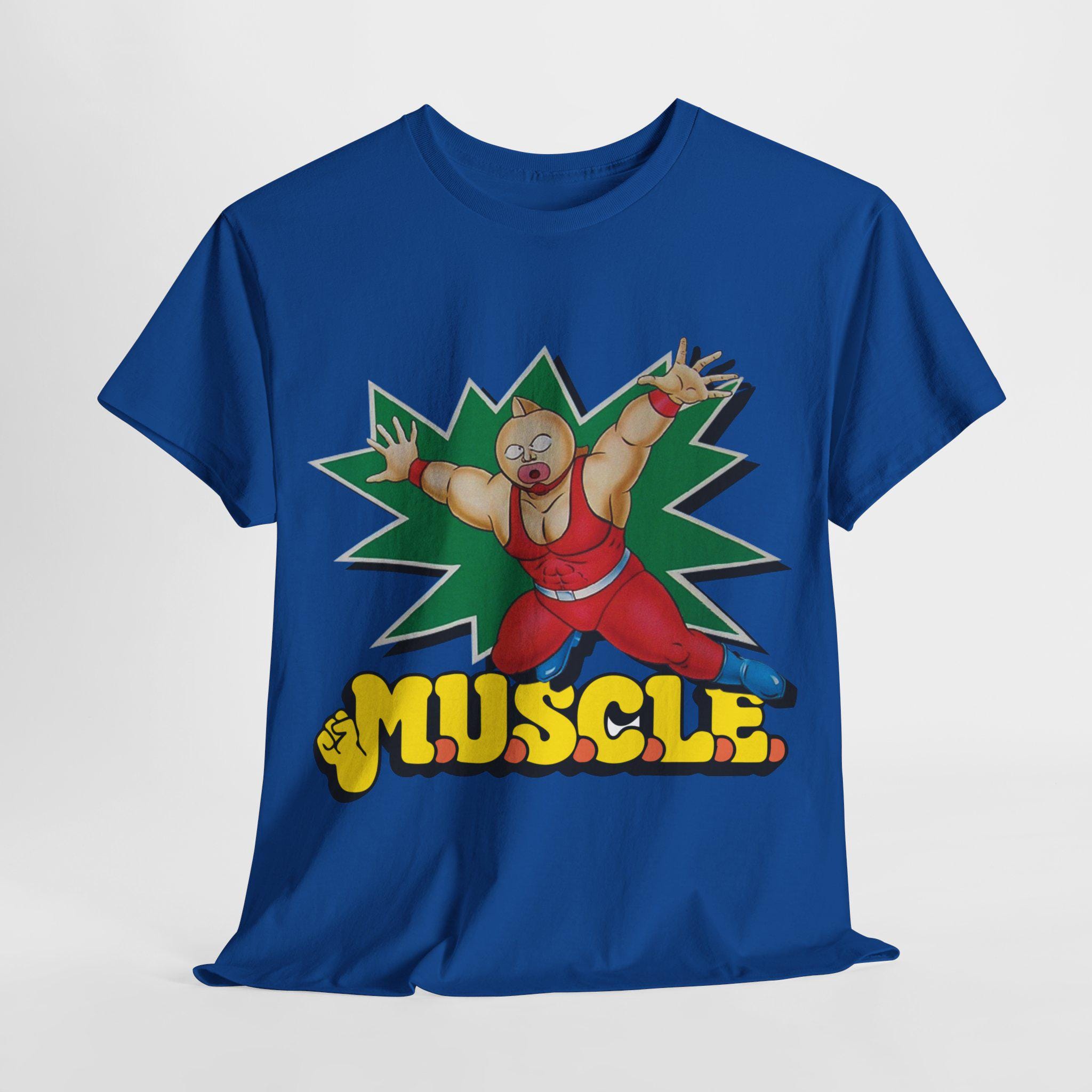 gimmick long t ロンT archive M.U.S.C.L.E. Men 80s Retro Kinnikuman Toy Nostalgic Unisex