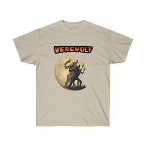 WEREWOLF - Unisex Ultra Cotton Tee, Mens, Woman&#39;s Werewolf T-shirt gift Idea