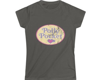 Polly Pocket Retro - Women&#39;s Softstyle Tee,  80s style Polly Pocket T-shirt