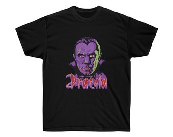 Bram Stocker's DRACULA Unisex Ultra Cotton Tee, Count Dracula Horror T-shirt