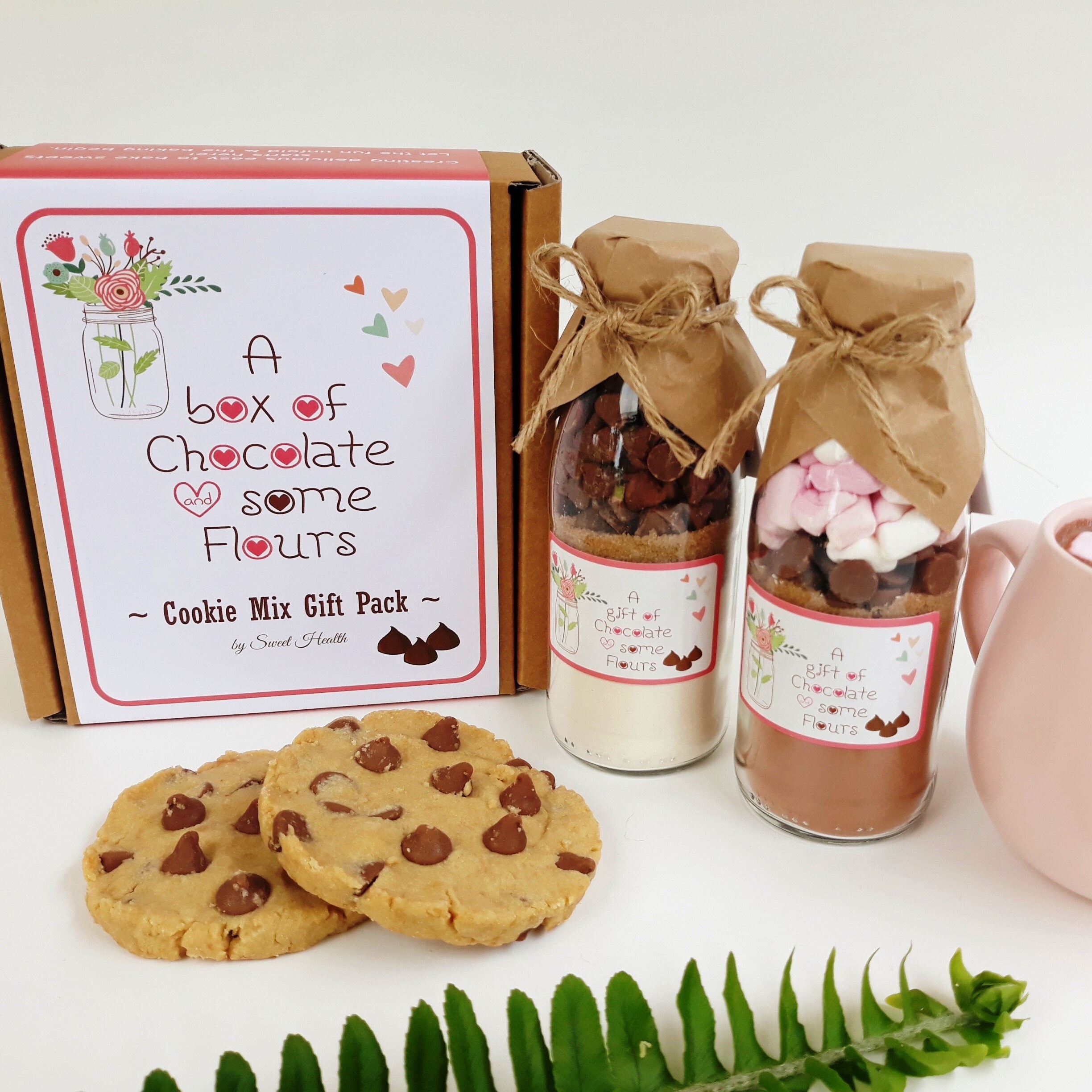 A Box of Chocolate and Some Flours Gift Pack. Cookie & Hot Etsy Australia