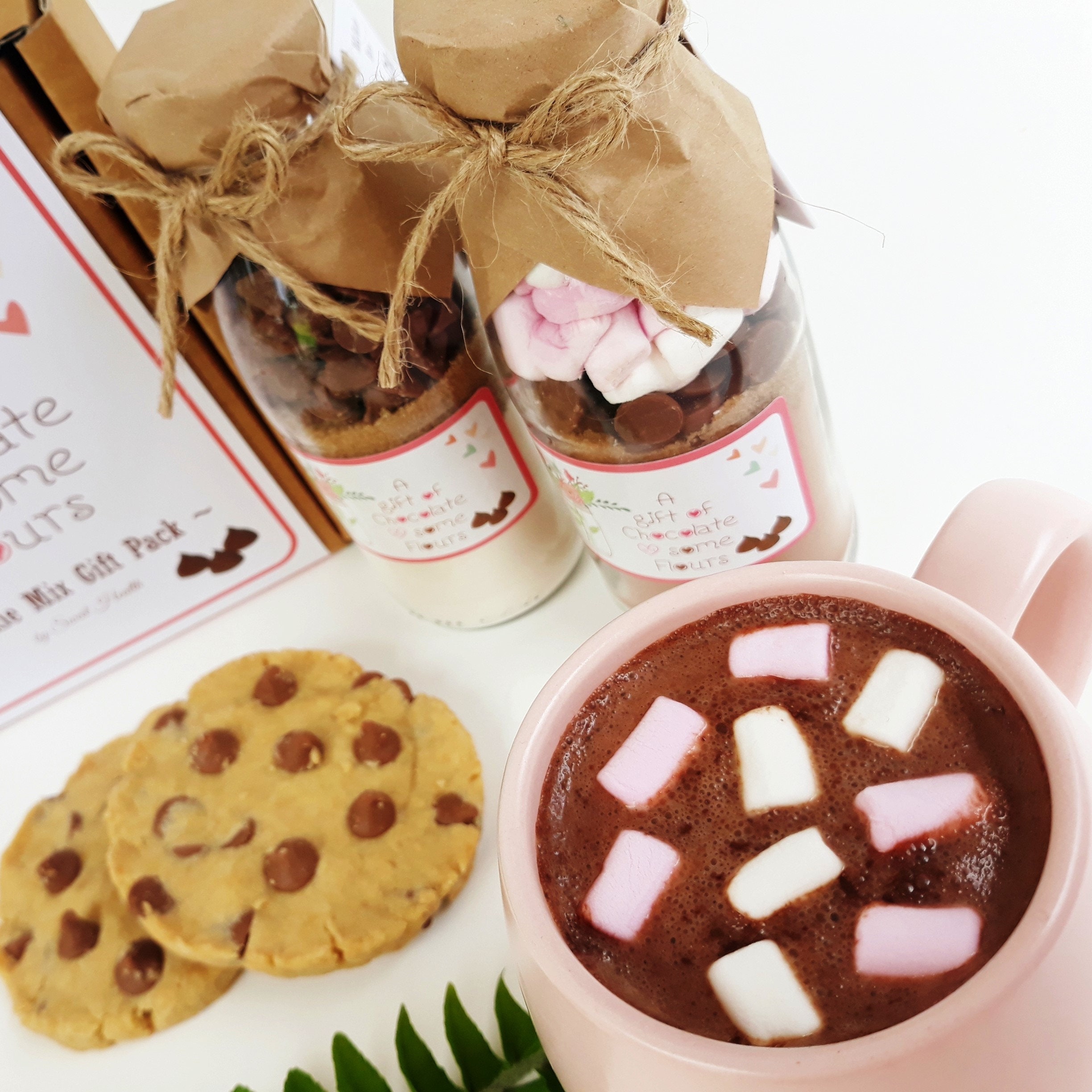 A Box of Chocolate and Some Flours Gift Pack. Cookie & Hot Etsy Australia