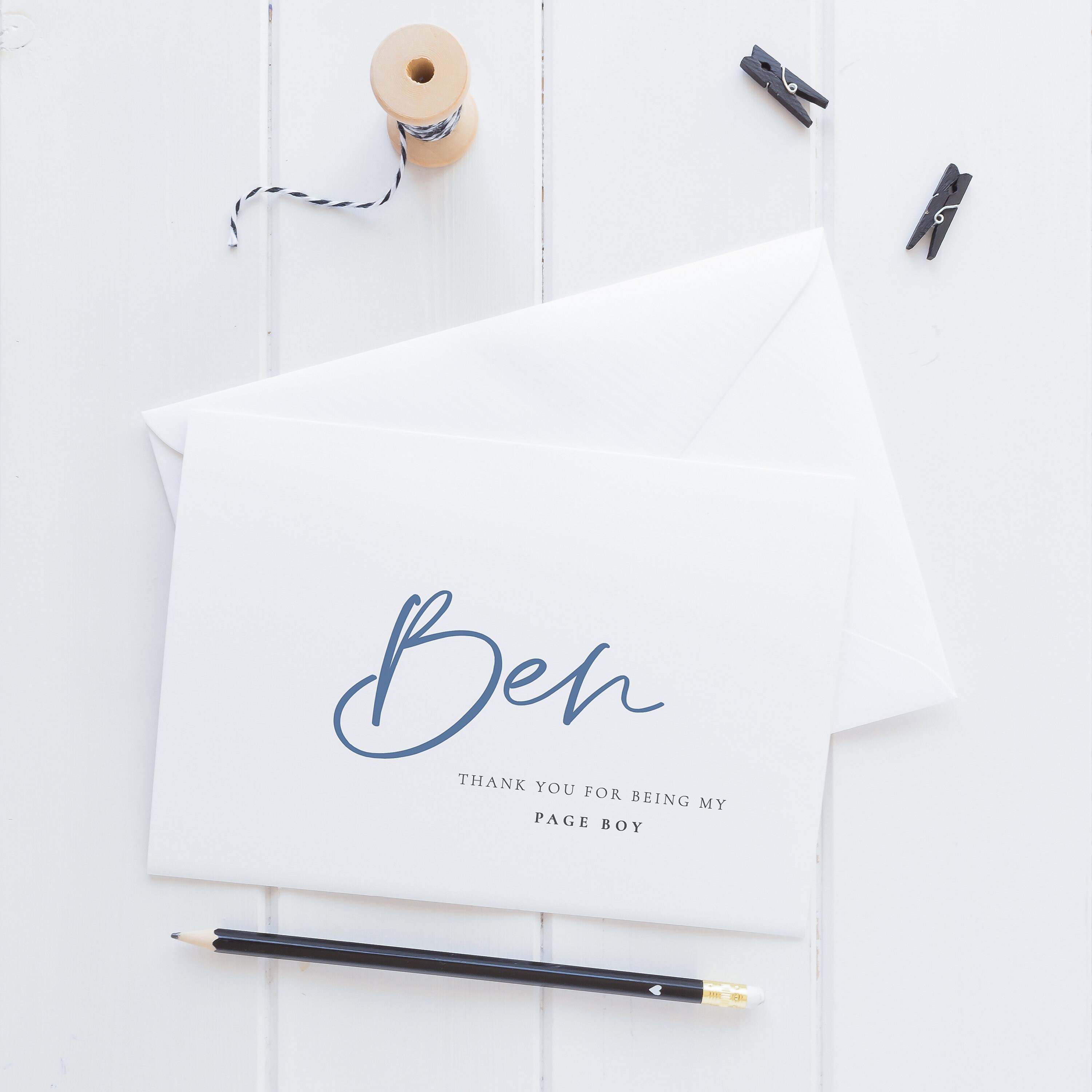 Groomsman Thank You Card Best Man Thank You Card Usher Etsy UK