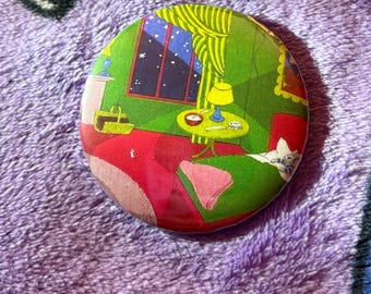 Goodnight moon 2.5” pin