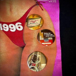 Vintage Beer/Cigarette Buttons