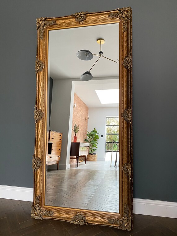 Ornate floor mirrors deals